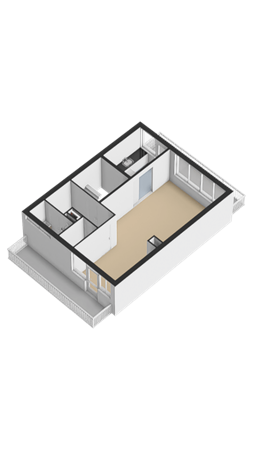 Floorplan - Venus 18, 2221 JE Katwijk